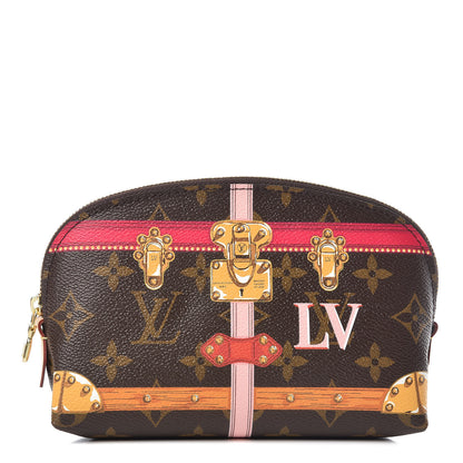 Louis Vuitton Monogram Summer Trunks Cosmetic Pouch PM 1 of 10