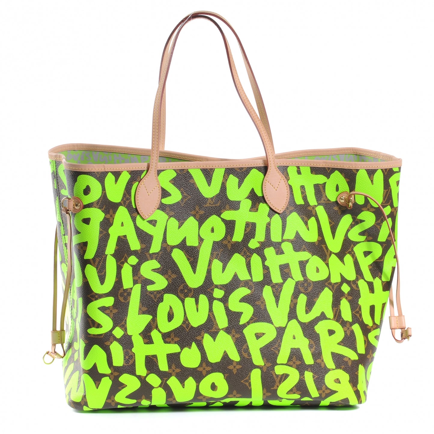 Monogram Graffiti Neverfull GM Green