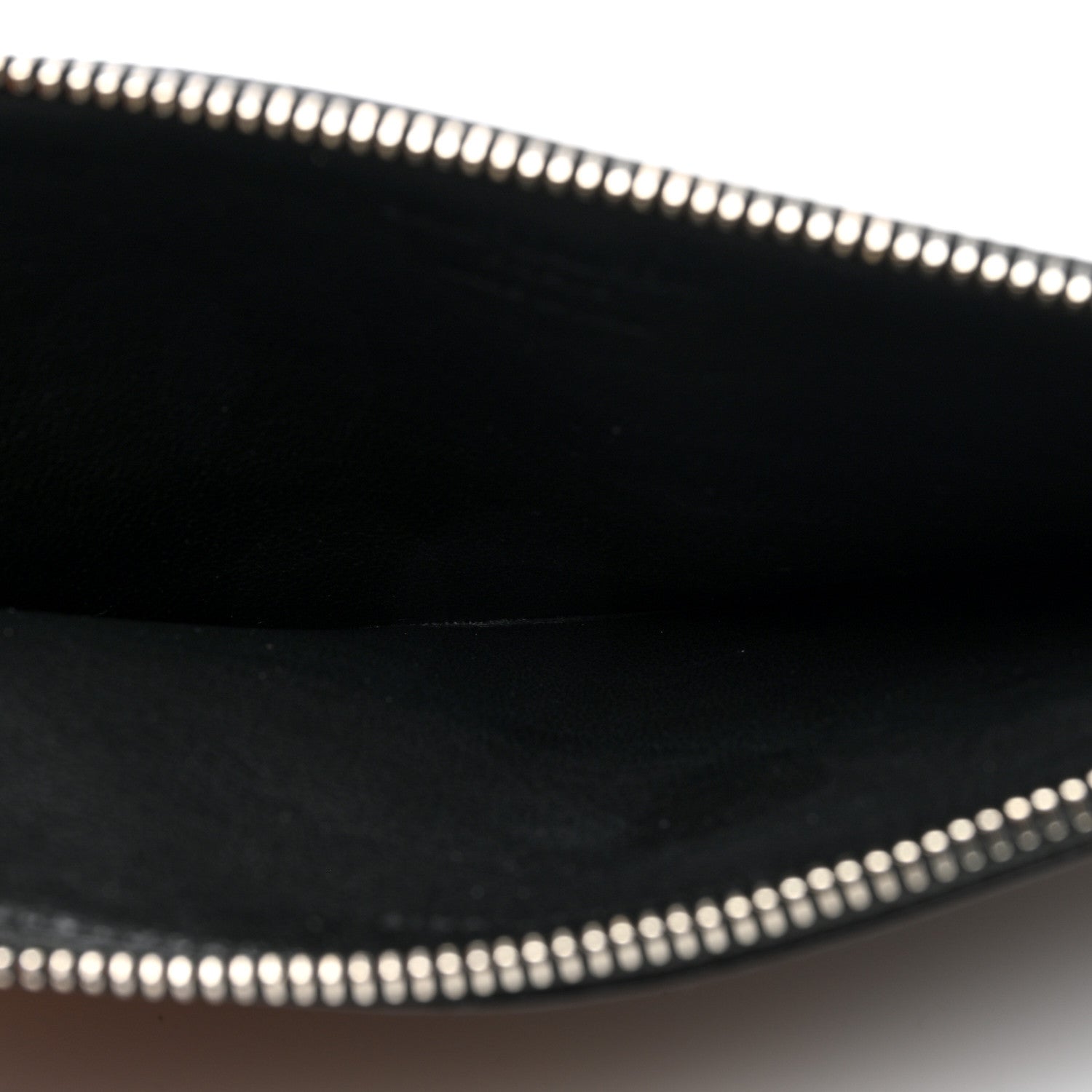 Saint Laurent Grained Calfskin Zip Pouch Tech Card Holder Black 5 of 6