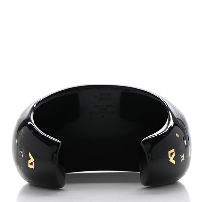 Louis Vuitton Resin Swarovski Inclusion Cuff M Black 3 of 5