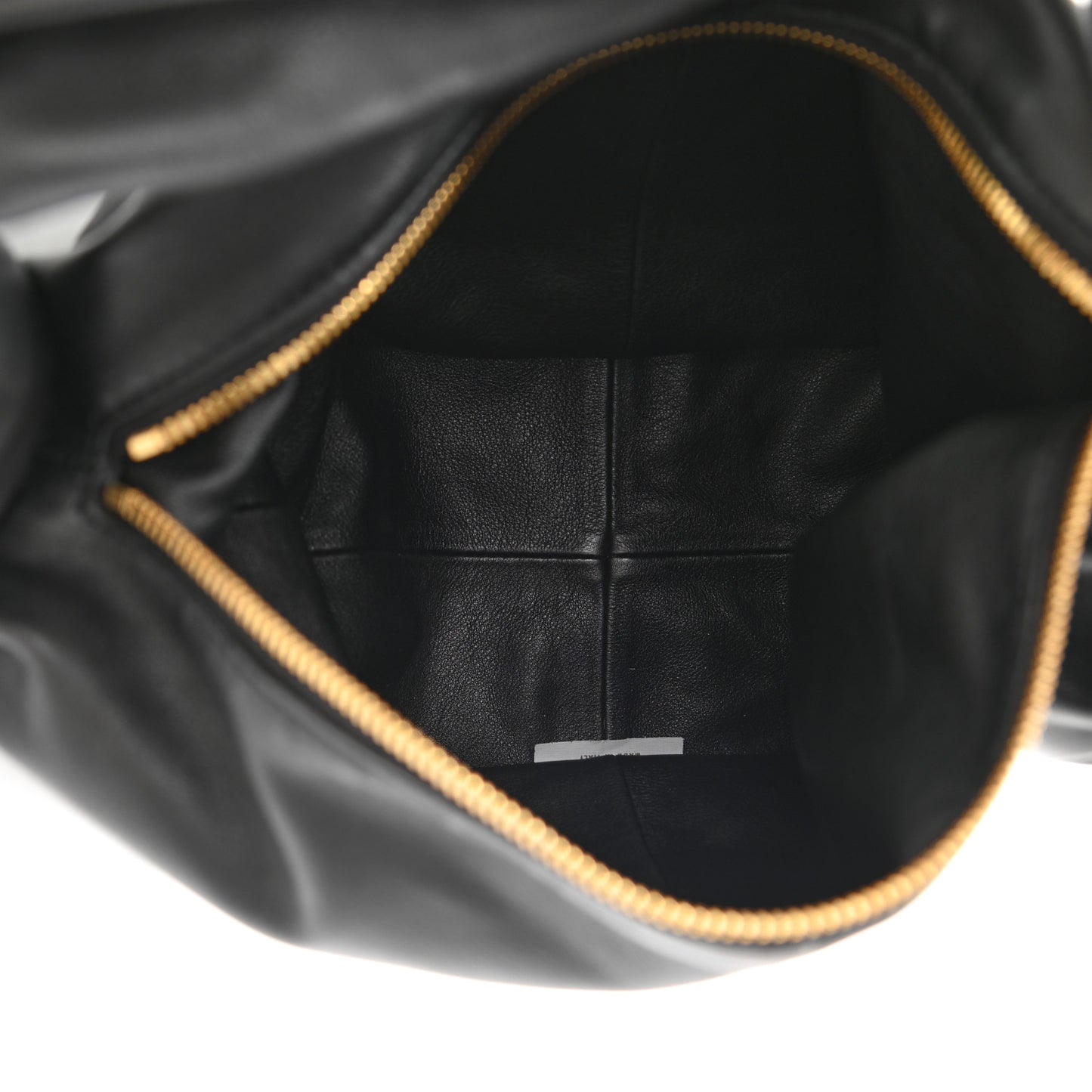 Calfskin Teen Double Knot Hobo Black