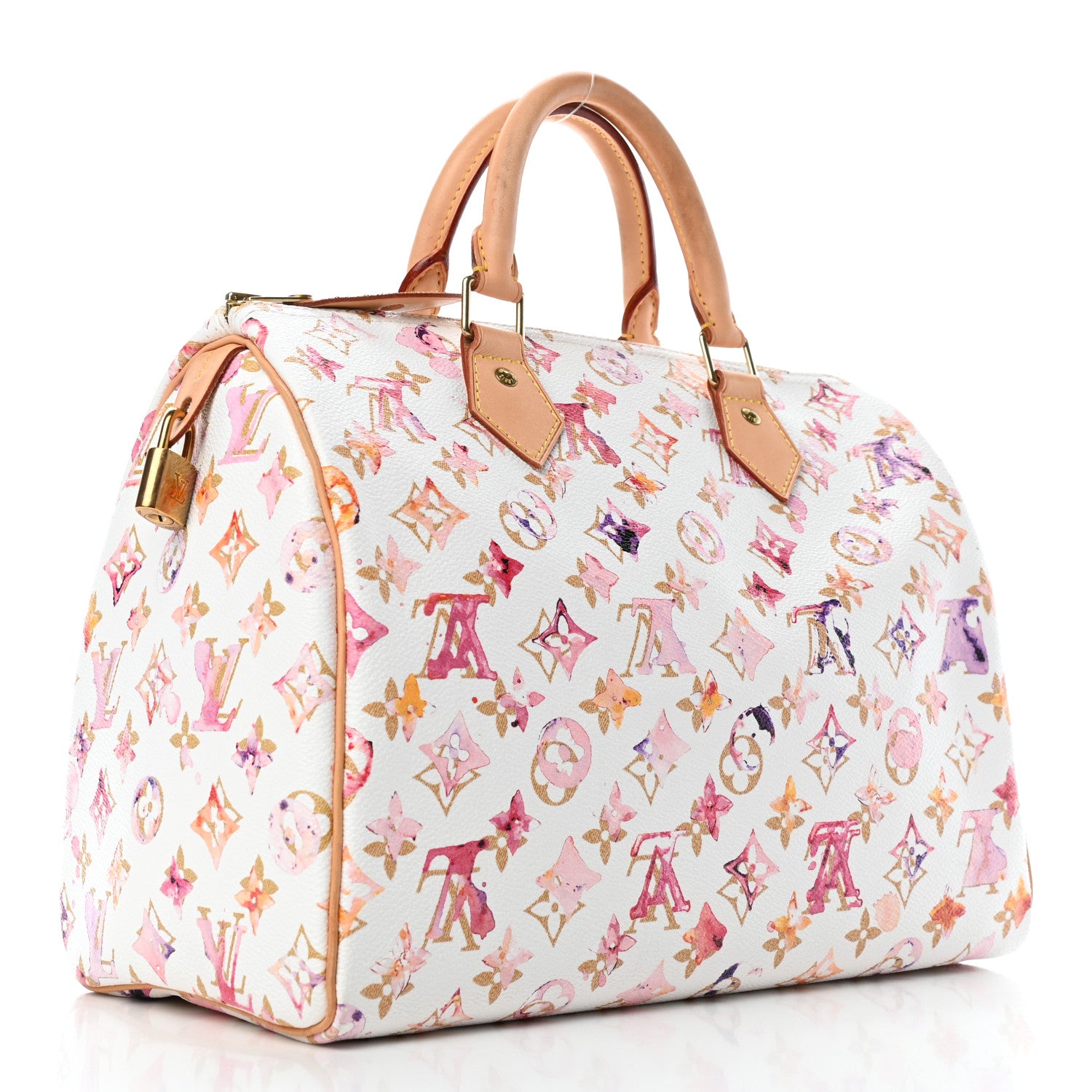 Louis Vuitton Watercolor Aquarelle Speedy 30 White 2 of 4