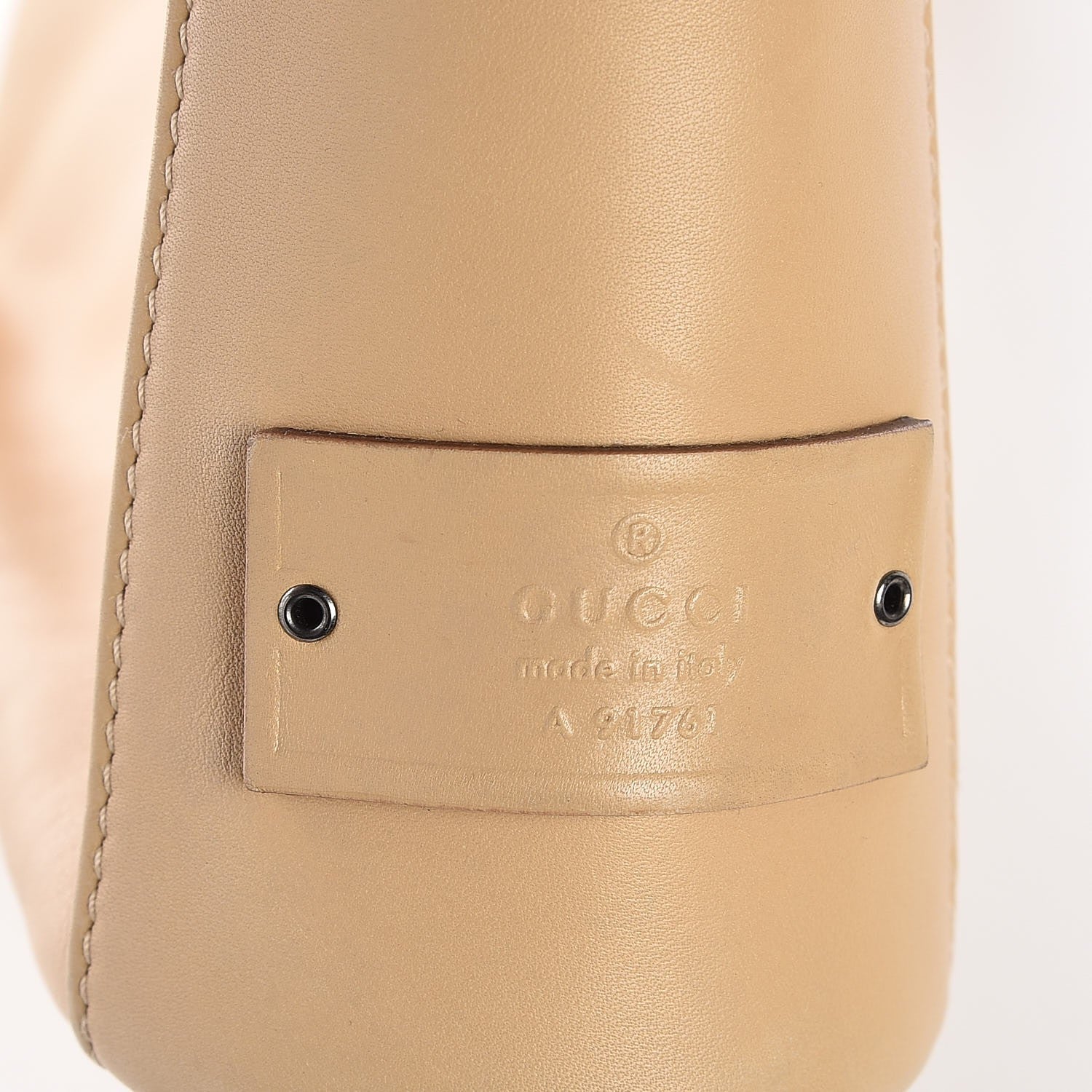Gucci Calfskin Hobo Beige 5 of 8
