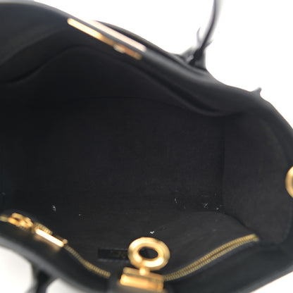 Louis Vuitton Calfskin Monogram On My Side PM Black 5 of 13