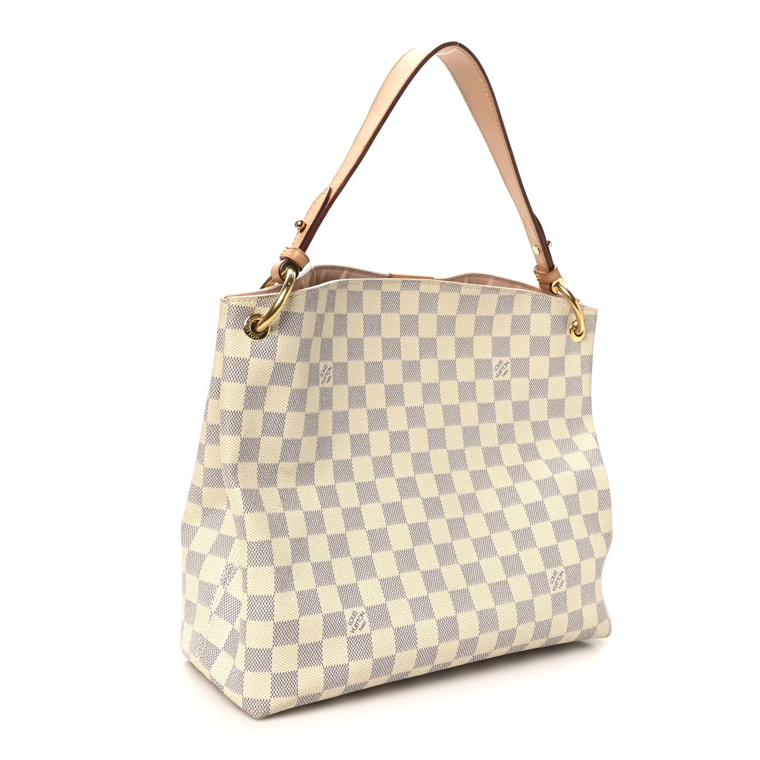 Louis Vuitton Damier Azur Graceful PM Rose Ballerine 3 of 10