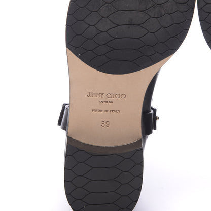 Jimmy Choo Calfskin Boots 39 Black 6 of 7