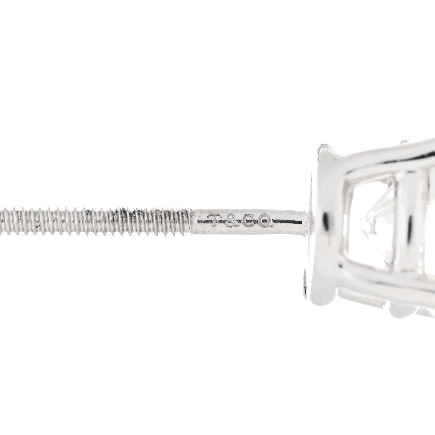 Platinum Diamond 2.31ctw Solitaire Earrings