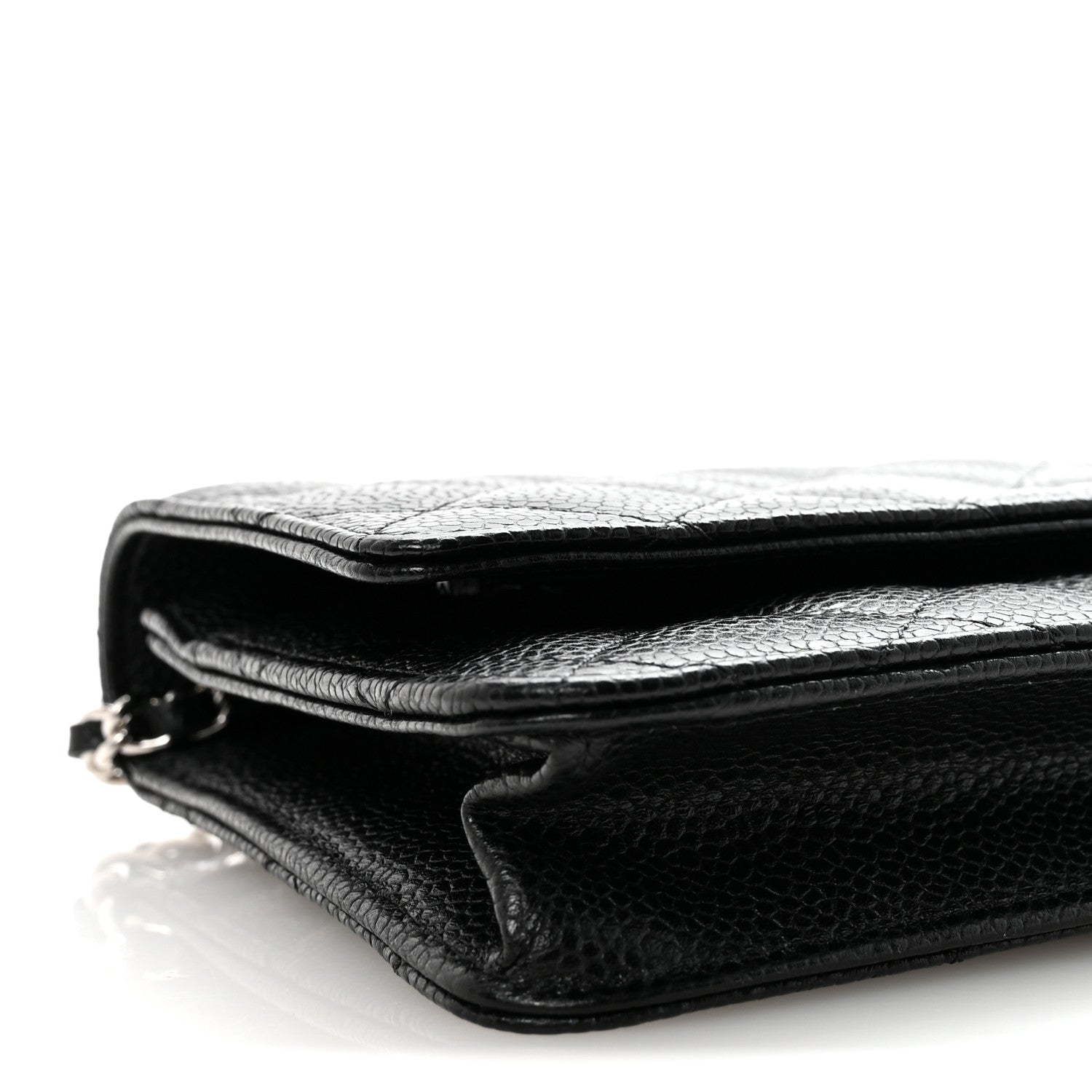 Chanel Caviar Quilted Wallet on Chain WOC Black 10 of 12