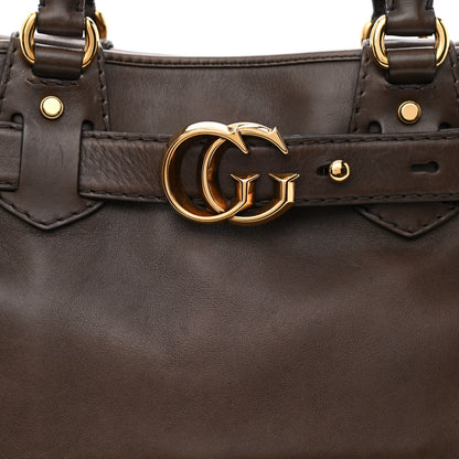 Gucci Calfskin Medium GG Running Tote Brown 8 of 10