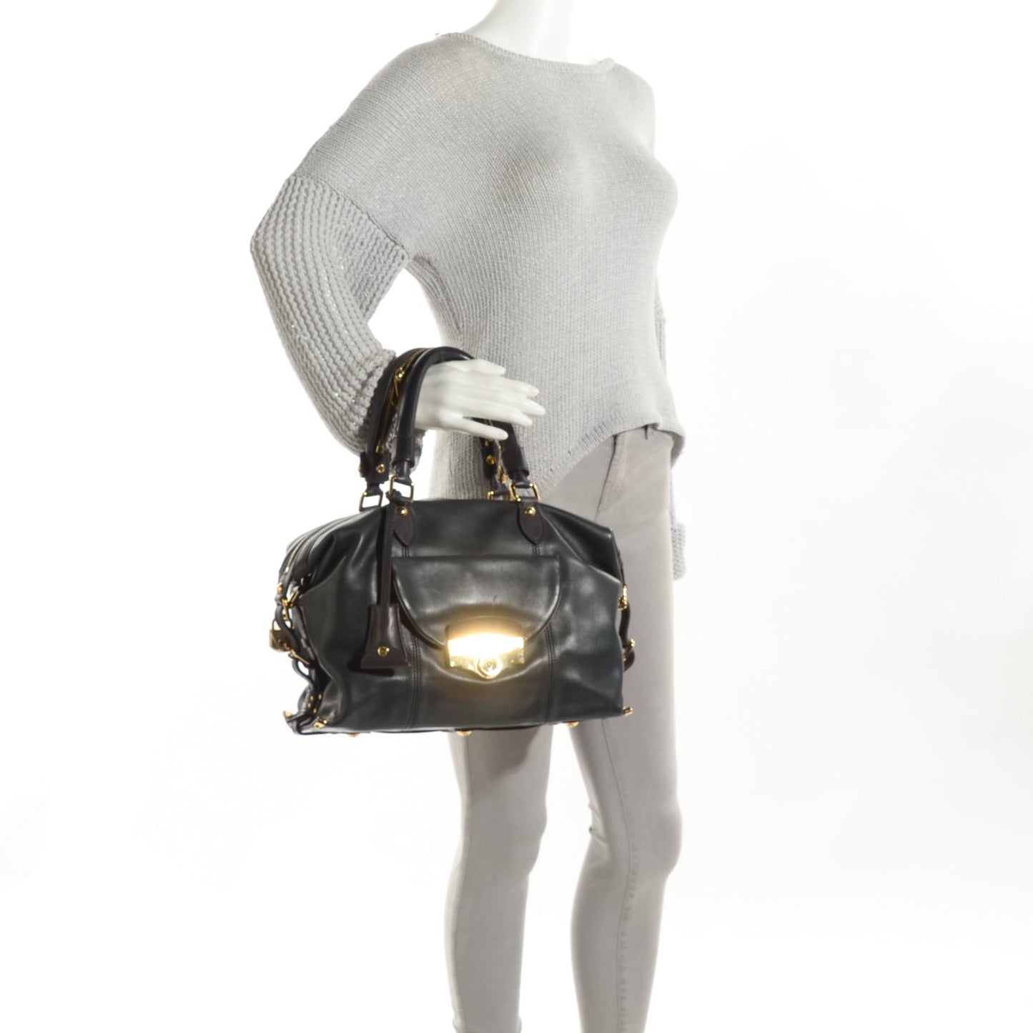 Lambskin Sac Louis Blue