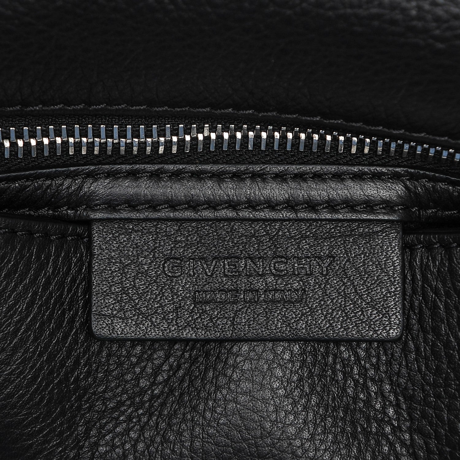 Givenchy Waxy Grained Calfskin Mini Pandora Pure Flap Bag Black 6 of 6