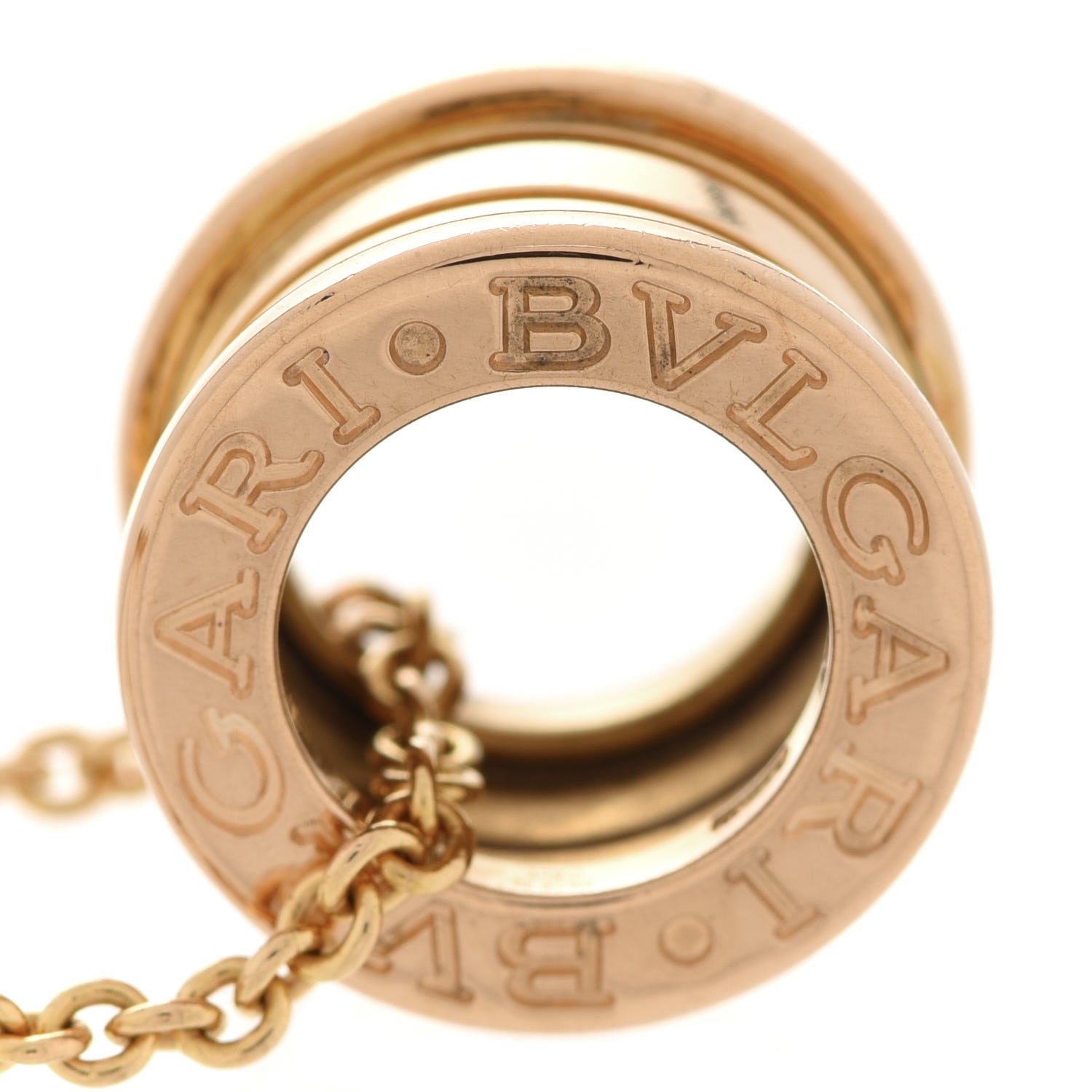 Bulgari 18K Yellow Gold B.Zero1 Pendant Necklace 5 of 8