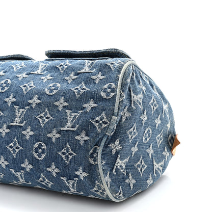 Louis Vuitton Monogram Denim Neo Speedy Blue 10 of 11