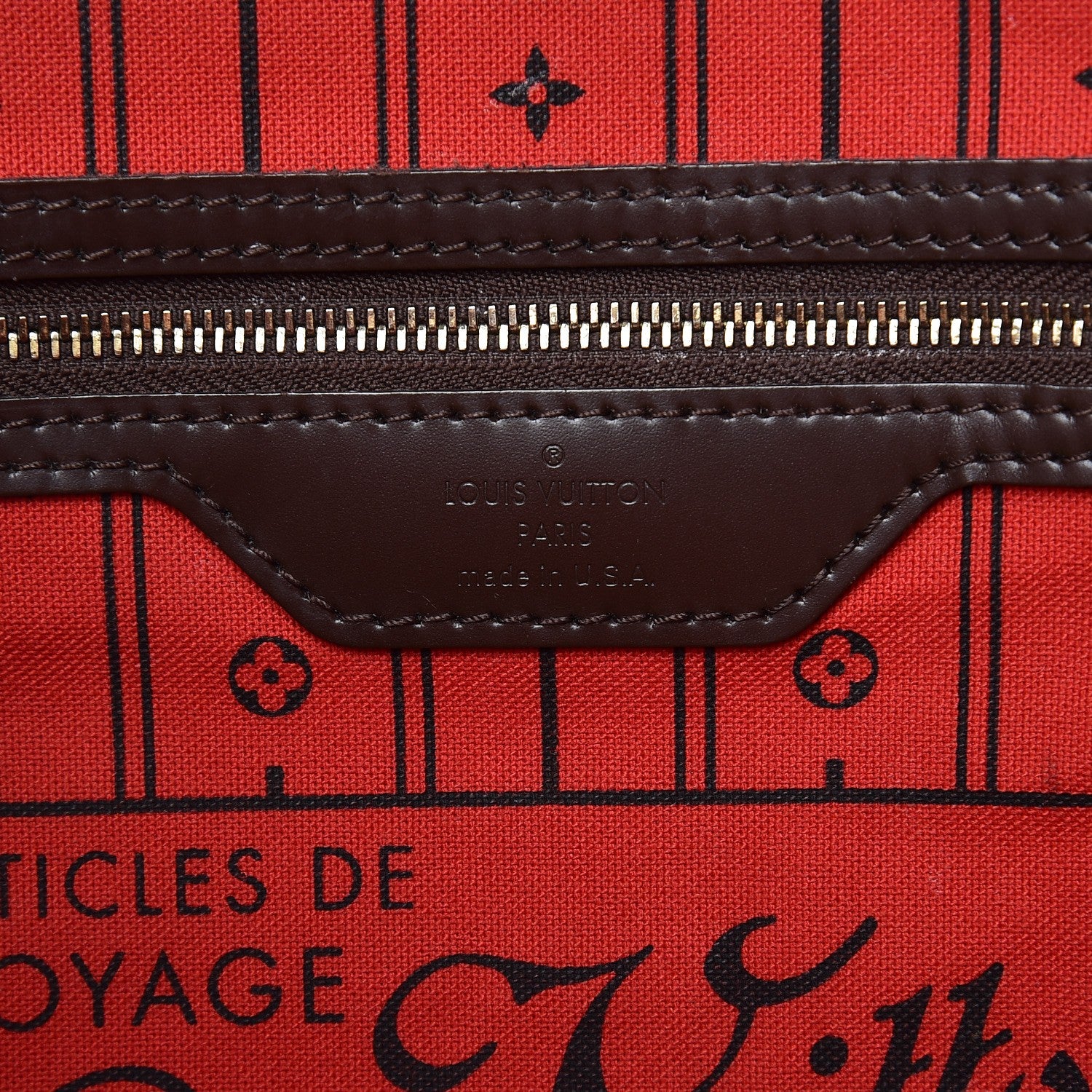 Louis Vuitton Damier Ebene Neverfull MM 6 of 12