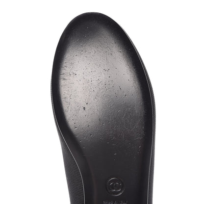 Chanel Stretch Fabric CC Moccasin Loafers 40 Black 9 of 9