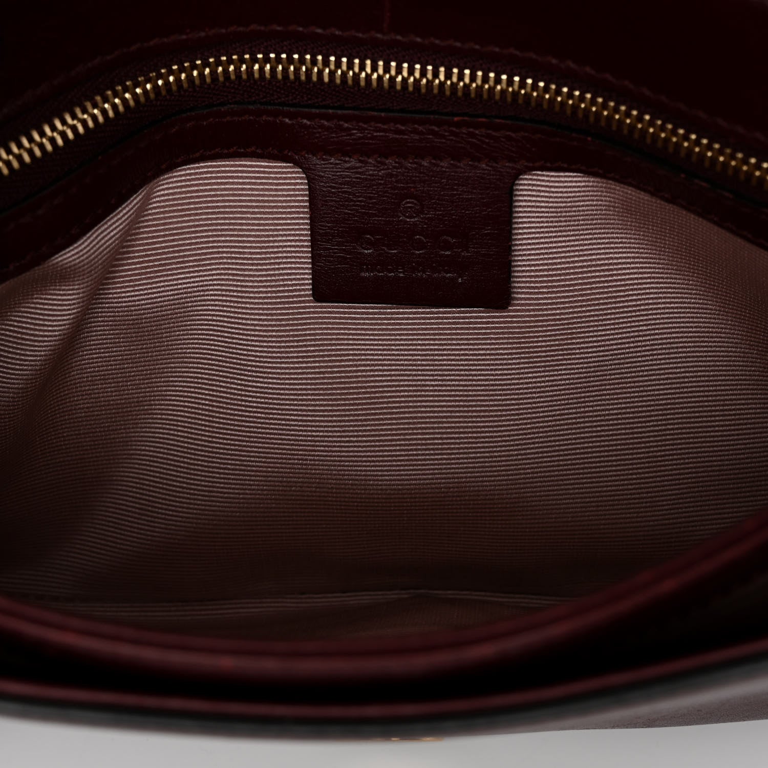 Gucci Vitello Palmellato Lux Small Arli Flap Shoulder Bag Vintage Bordeaux 5 of 16