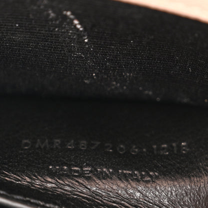 Saint Laurent Grain De Poudre Textured Mixed Matelasse Medium Triquilt Monogram Satchel Marble Pink 7 of 16