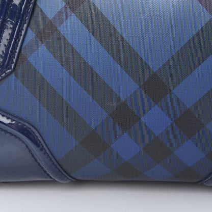 Burberry Patent Nova Pop Degrade Top Handle Bag Jet Blue 12 of 12