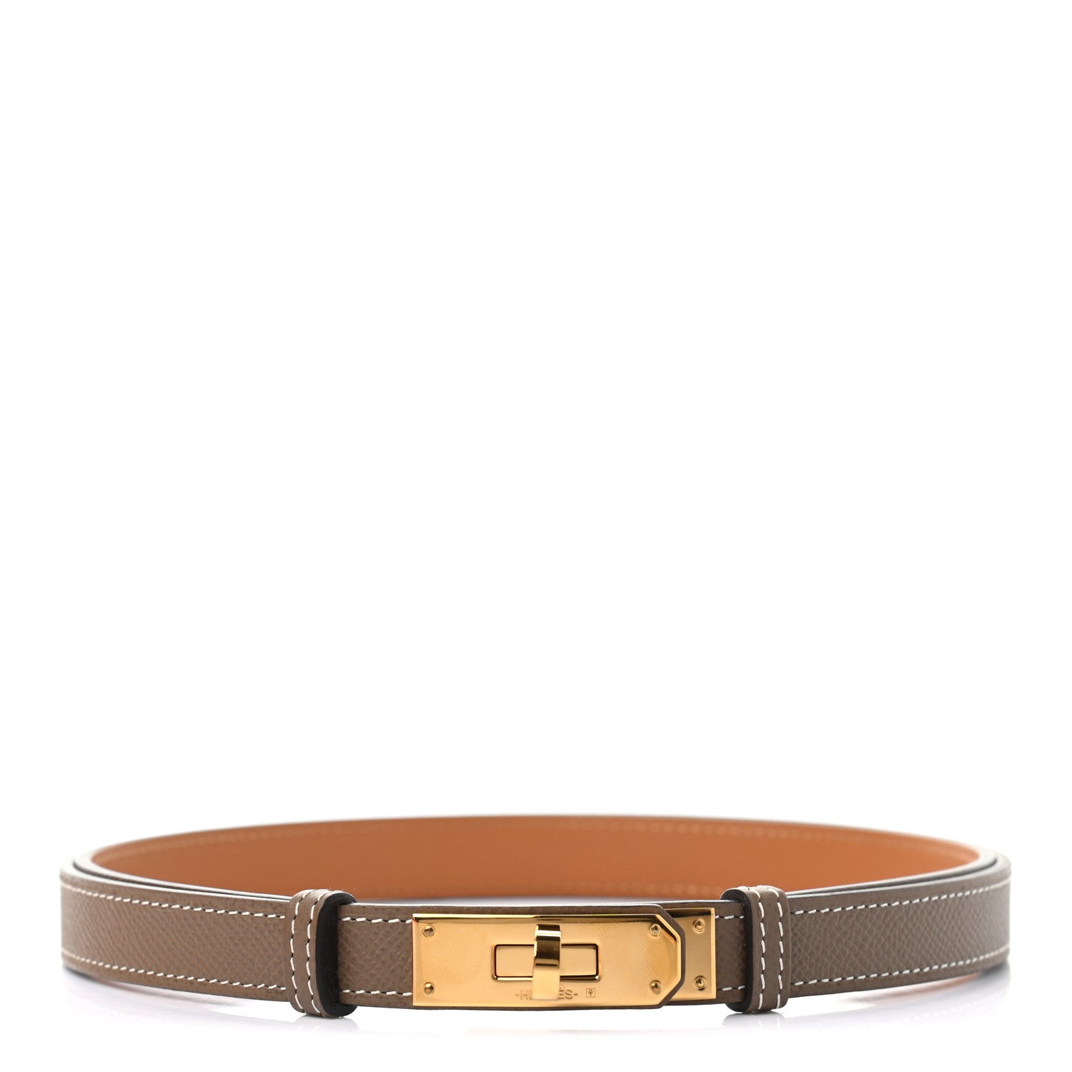 Hermes Epsom Kelly Belt Etoupe 1 of 4