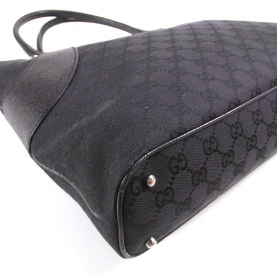 Gucci Canvas Signature GG Tote Black 6 of 13