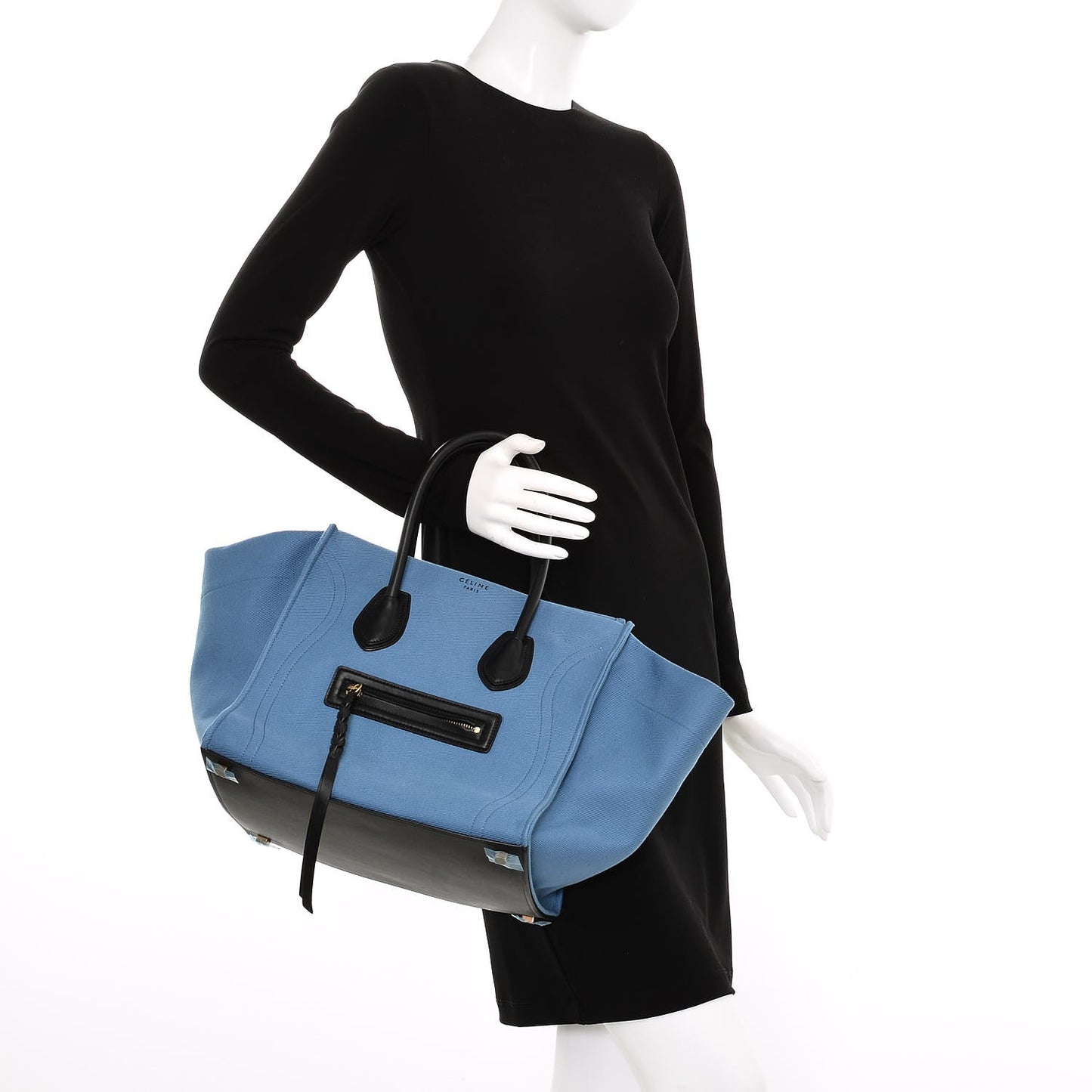 Cotton Canvas Medium Phantom Luggage Blue