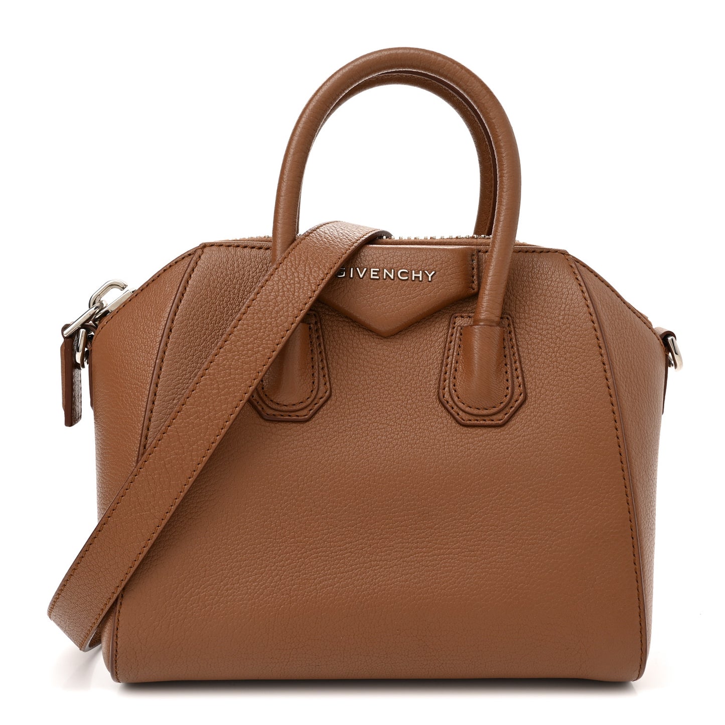 Sugar Goatskin Mini Antigona Caramel