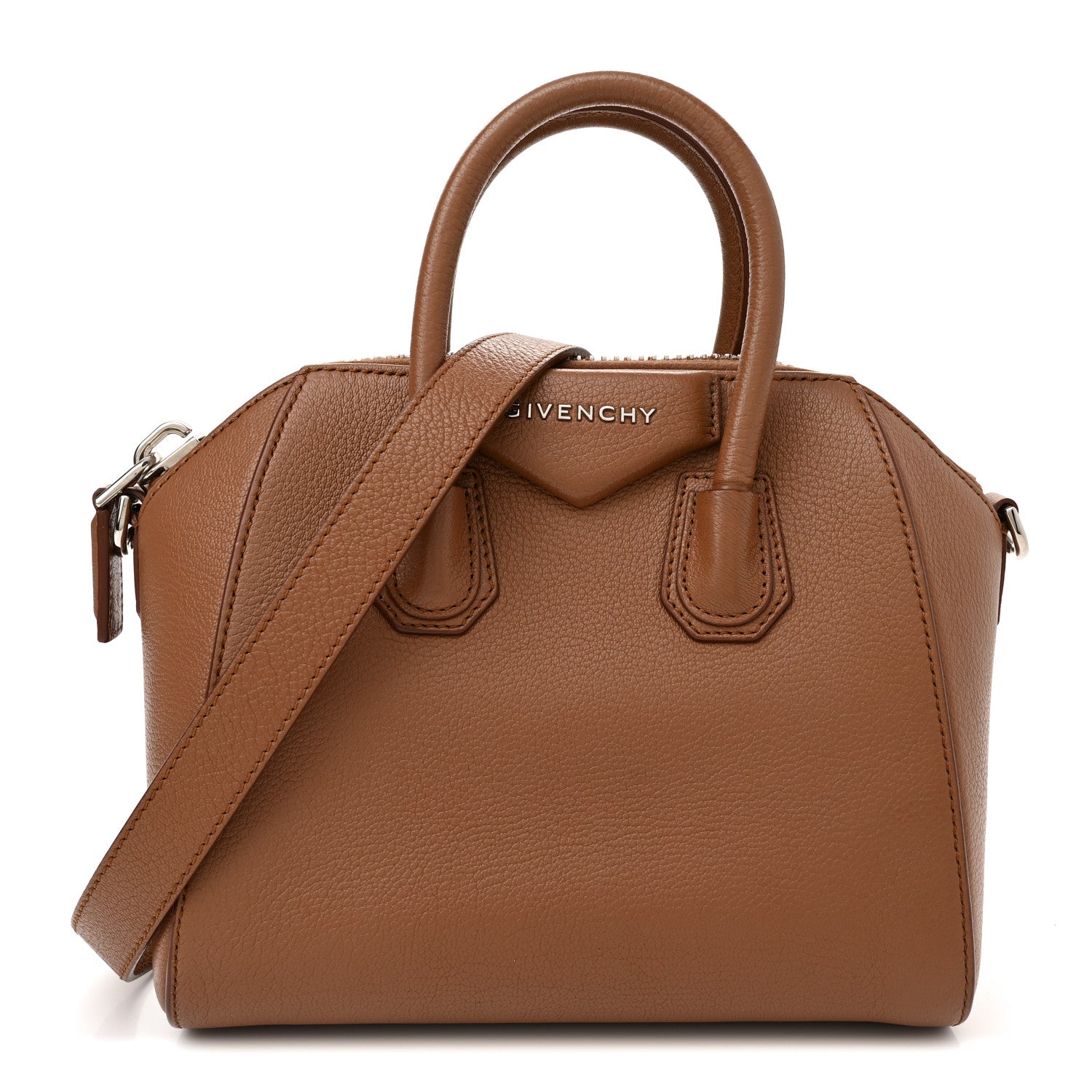Givenchy Sugar Goatskin Mini Antigona Caramel 1 of 11