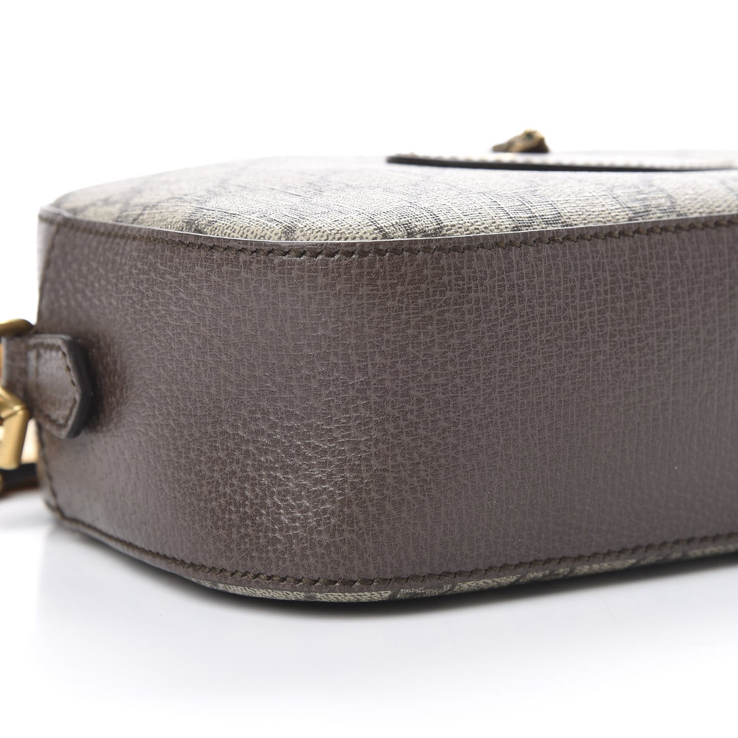 GG Supreme Monogram Web Neo Vintage Shoulder Bag Beige New Acero Crop