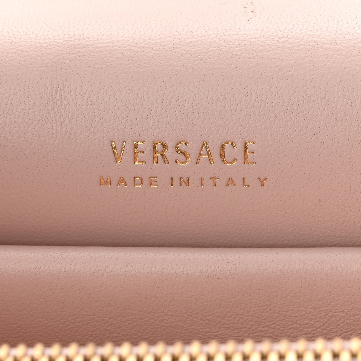 Vitello Barocco Virtus Top Handle Shoulder Bag Pink