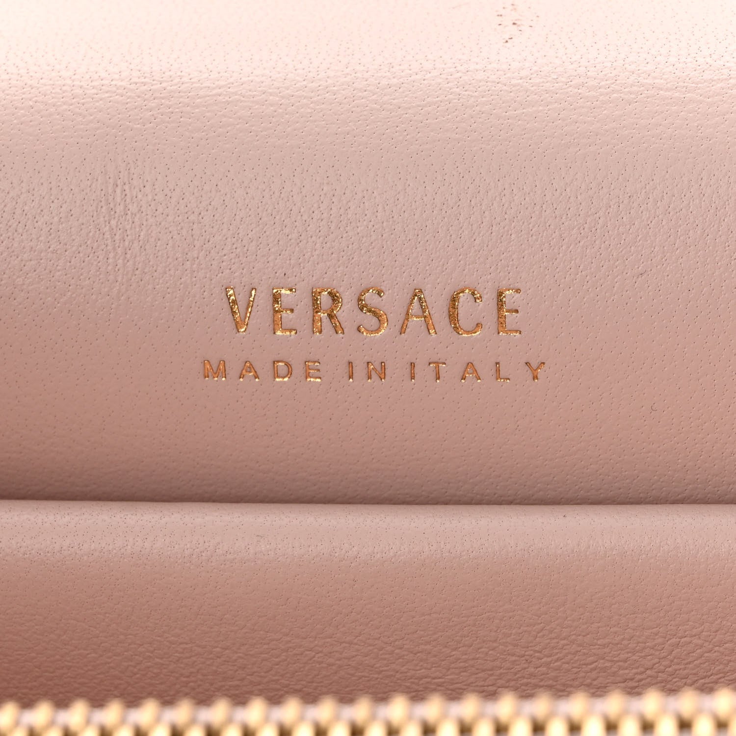 Versace Vitello Barocco Virtus Top Handle Shoulder Bag Pink 6 of 10