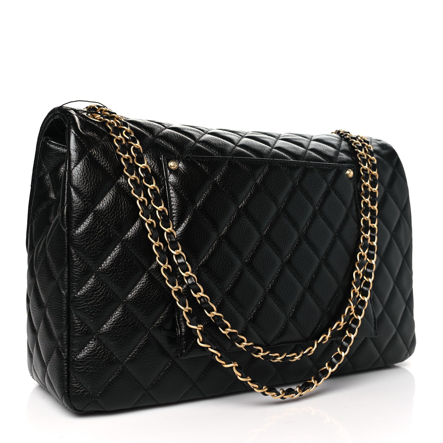 Chanel Caviar Quilted XXL Travel Flap Bag Black 3 of 12