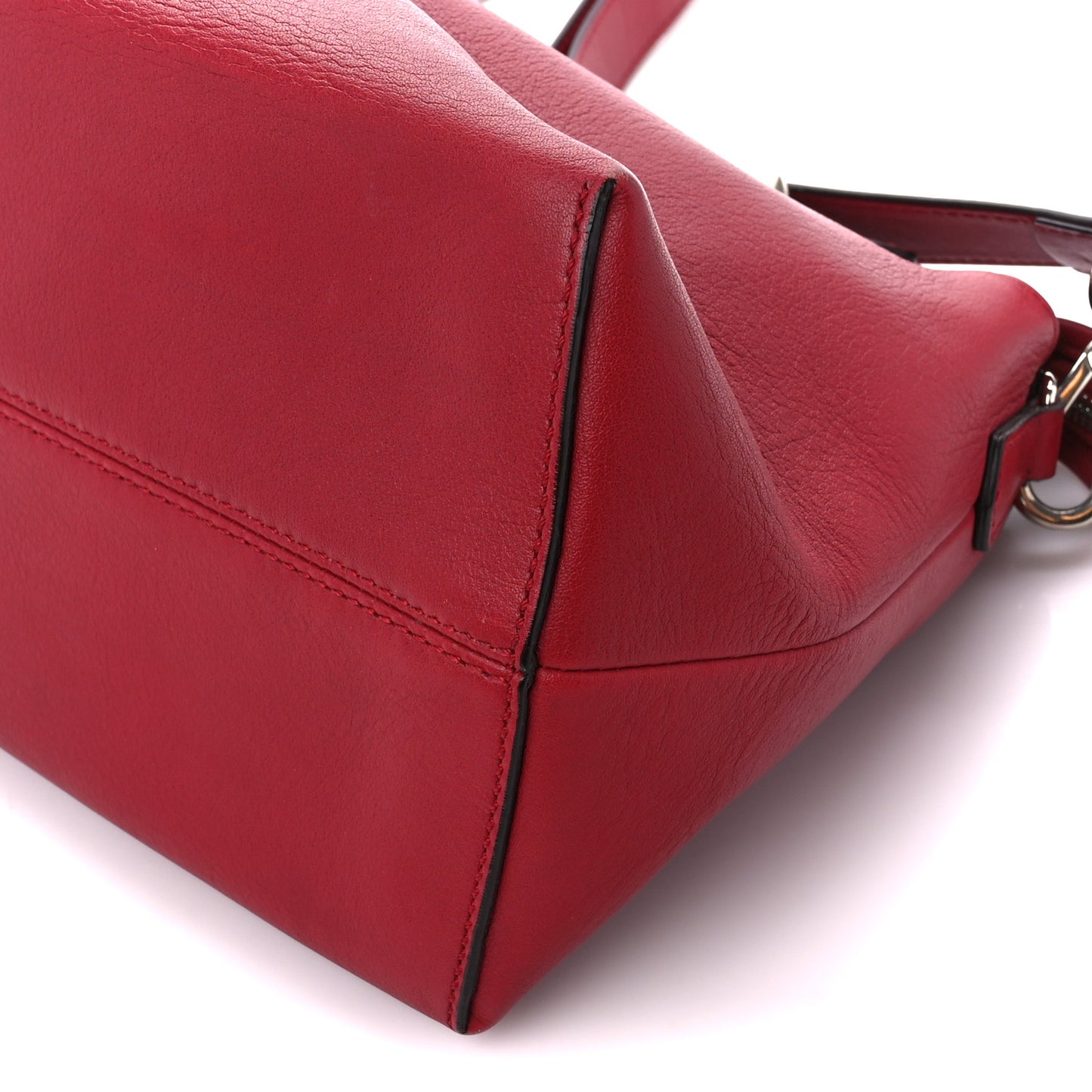 Vitello Dolce Marmol Large By The Way Boston Bag Ciliegia