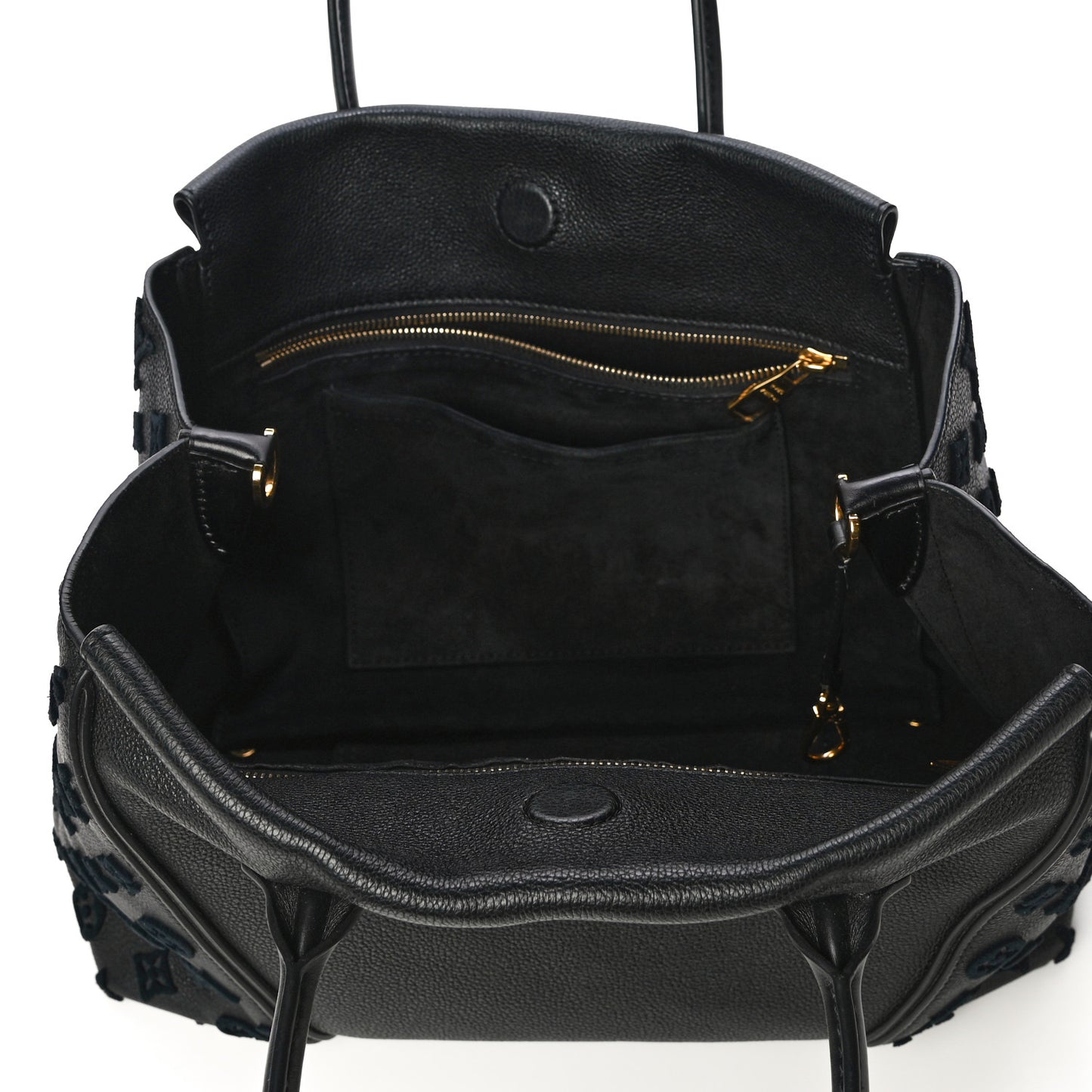 Veau Cachemire Tote W PM Black