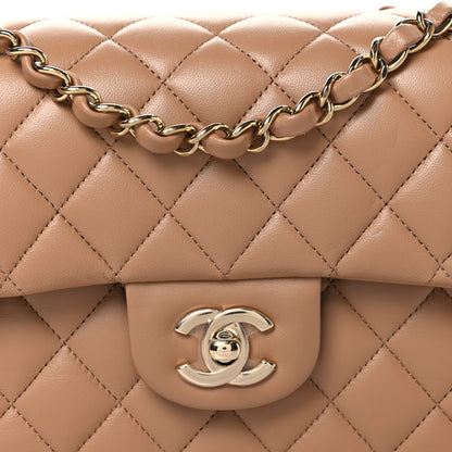 Chanel Lambskin Quilted Small Double Flap Brown 8 of 11