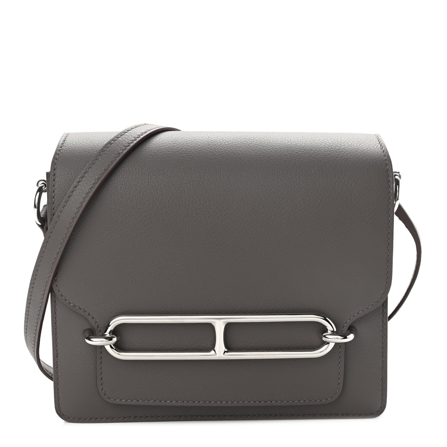 Hermes Evercolor Mini Sac Roulis Etain 1 of 11