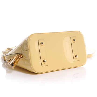Louis Vuitton Vernis Alma BB Citrine 4 of 7