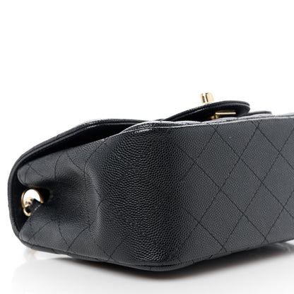 Chanel Caviar Quilted Mini Square Flap Black 10 of 11