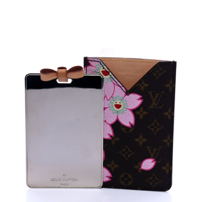 Louis Vuitton Monogram Cherry Blossom Mirror With Case Brown 4 of 6
