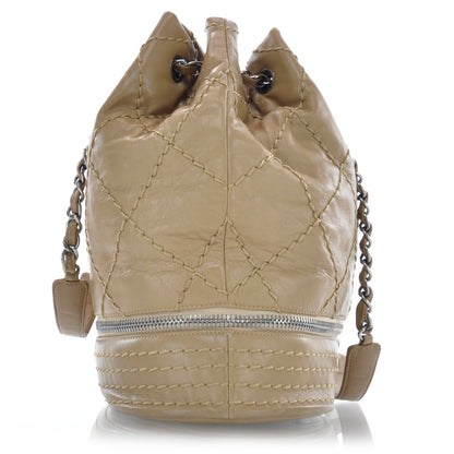 Chanel Lambskin Expandable Tote Camel Beige 4 of 9