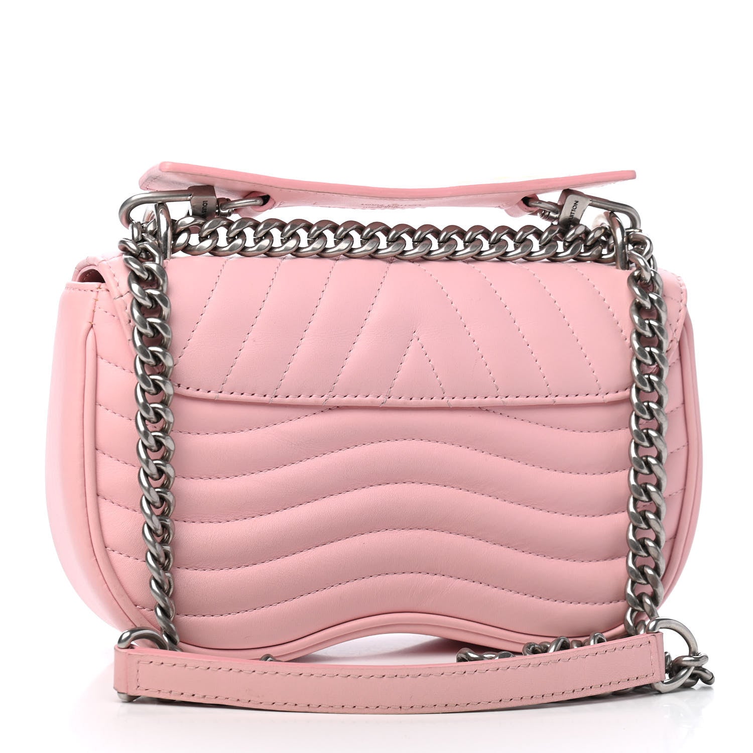 Louis Vuitton Calfskin New Wave Chain PM Smoothie Pink 2 of 9