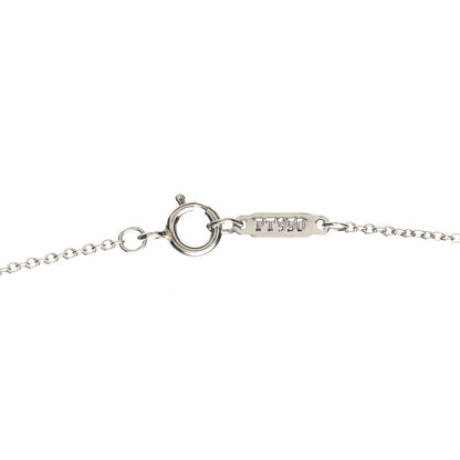 Tiffany Platinum Diamond .20ct Solitaire Pendant Necklace 5 of 6