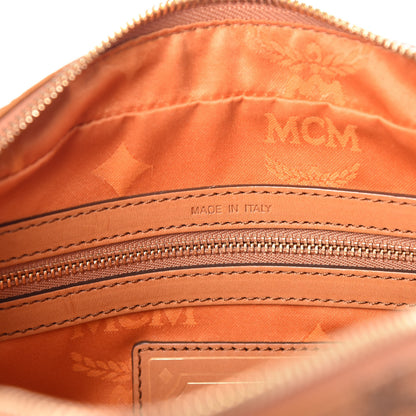 MCM Visetos Medium Heritage Line Camera Crossbody Bag Cognac 7 of 10