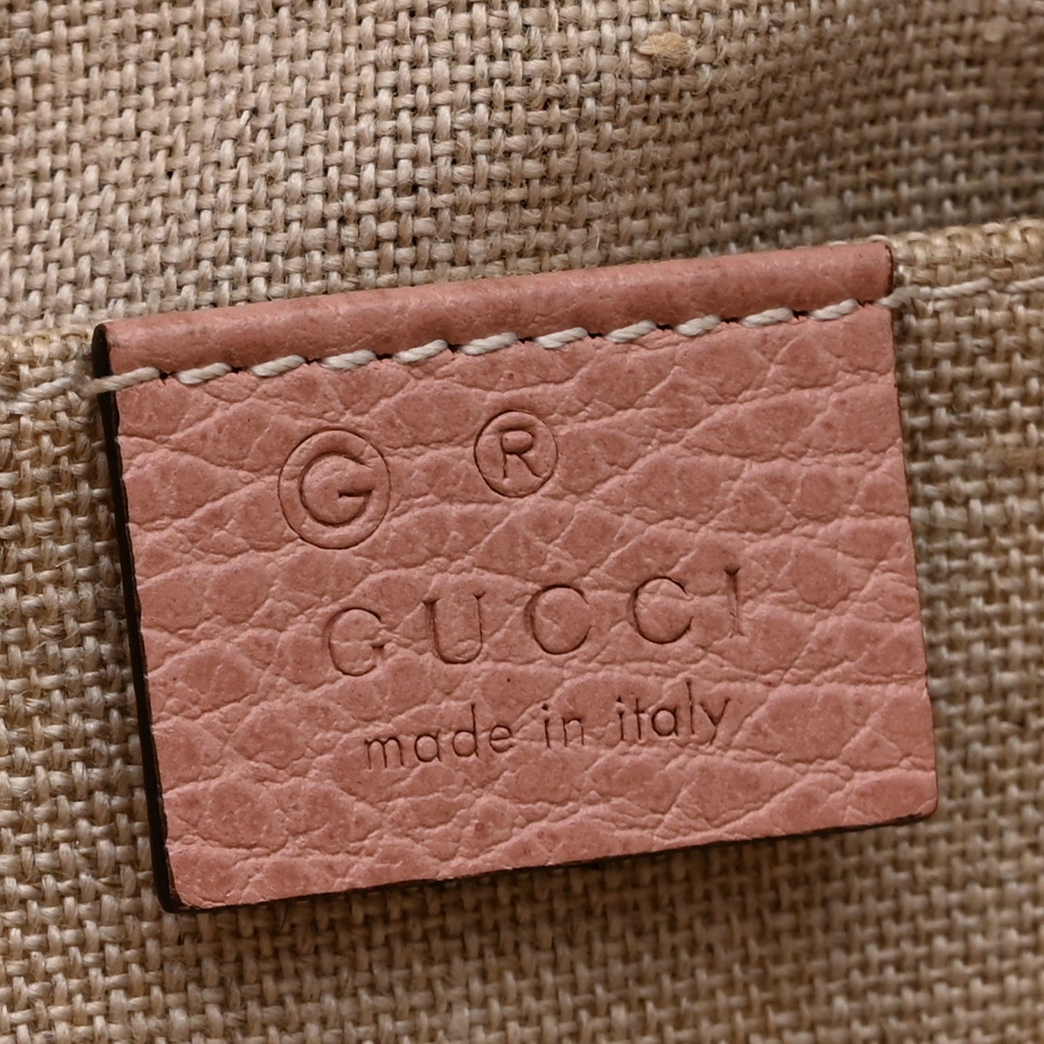 Gucci Dollar Calfskin Small GG Charm Dome Bag Soft Pink 6 of 11