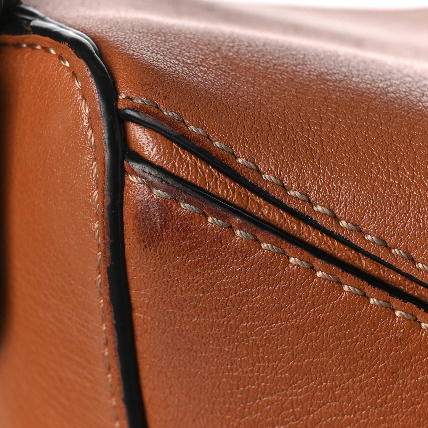 Calfskin Small Puzzle Bag Tan
