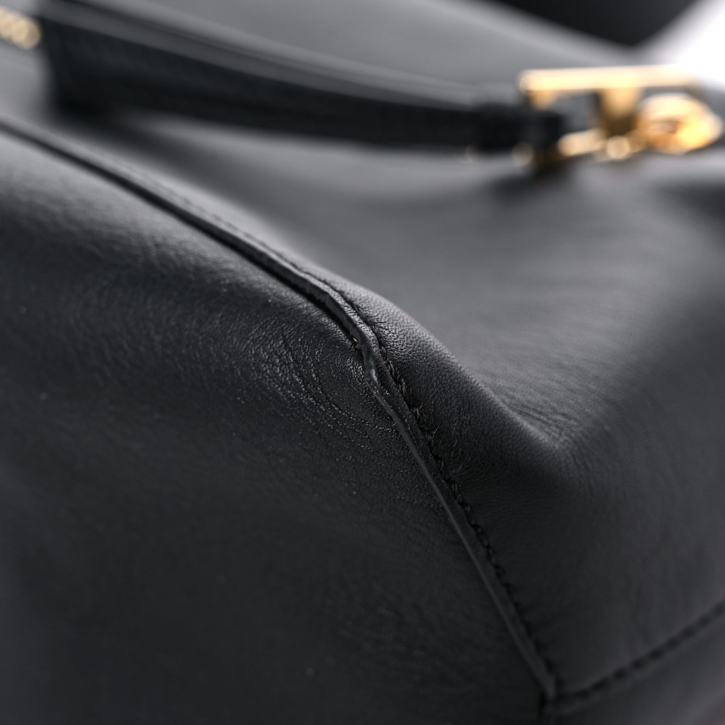 Calfskin Puzzle Hobo Black