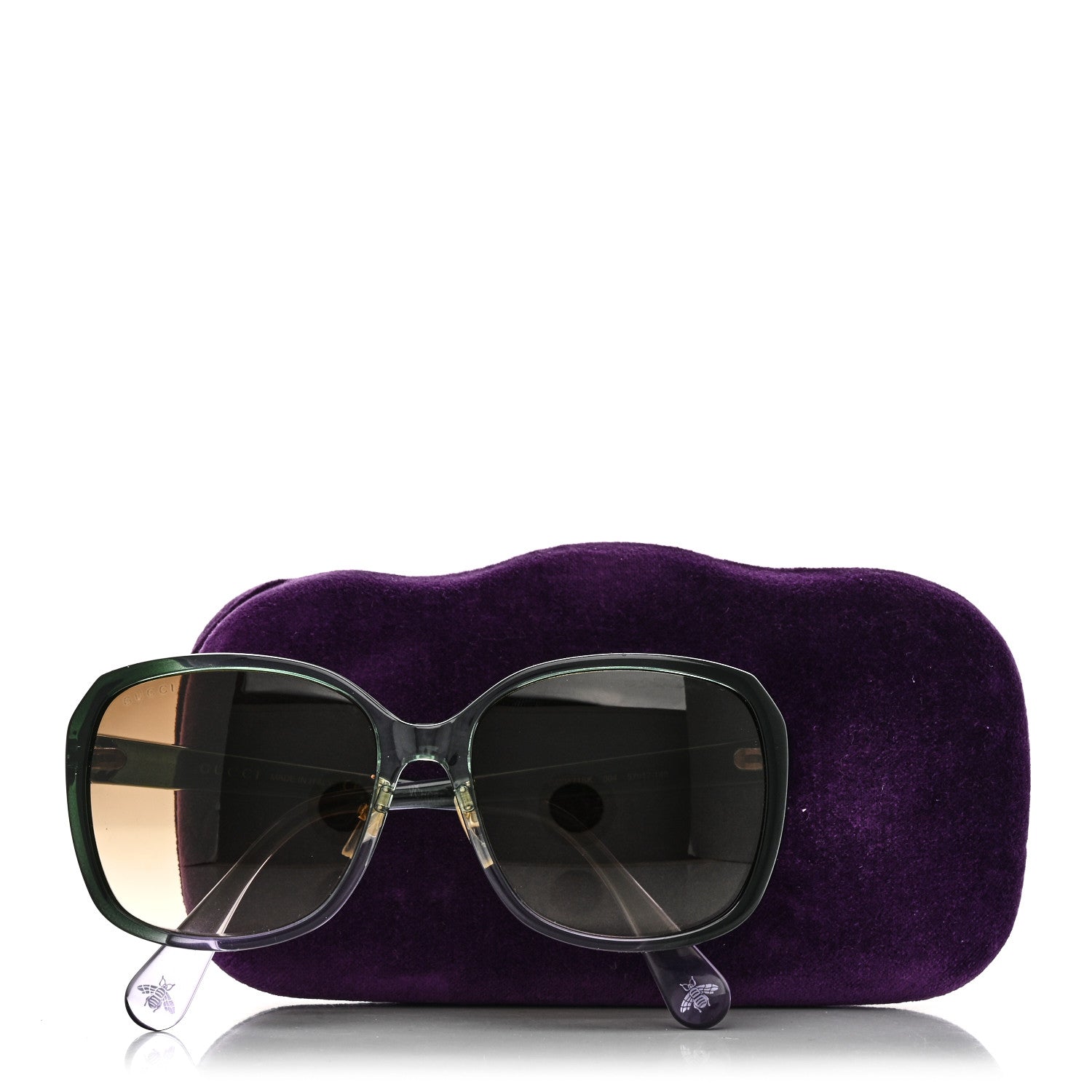 Gucci GG Sunglasses GG0371SK Green Purple 7 of 7