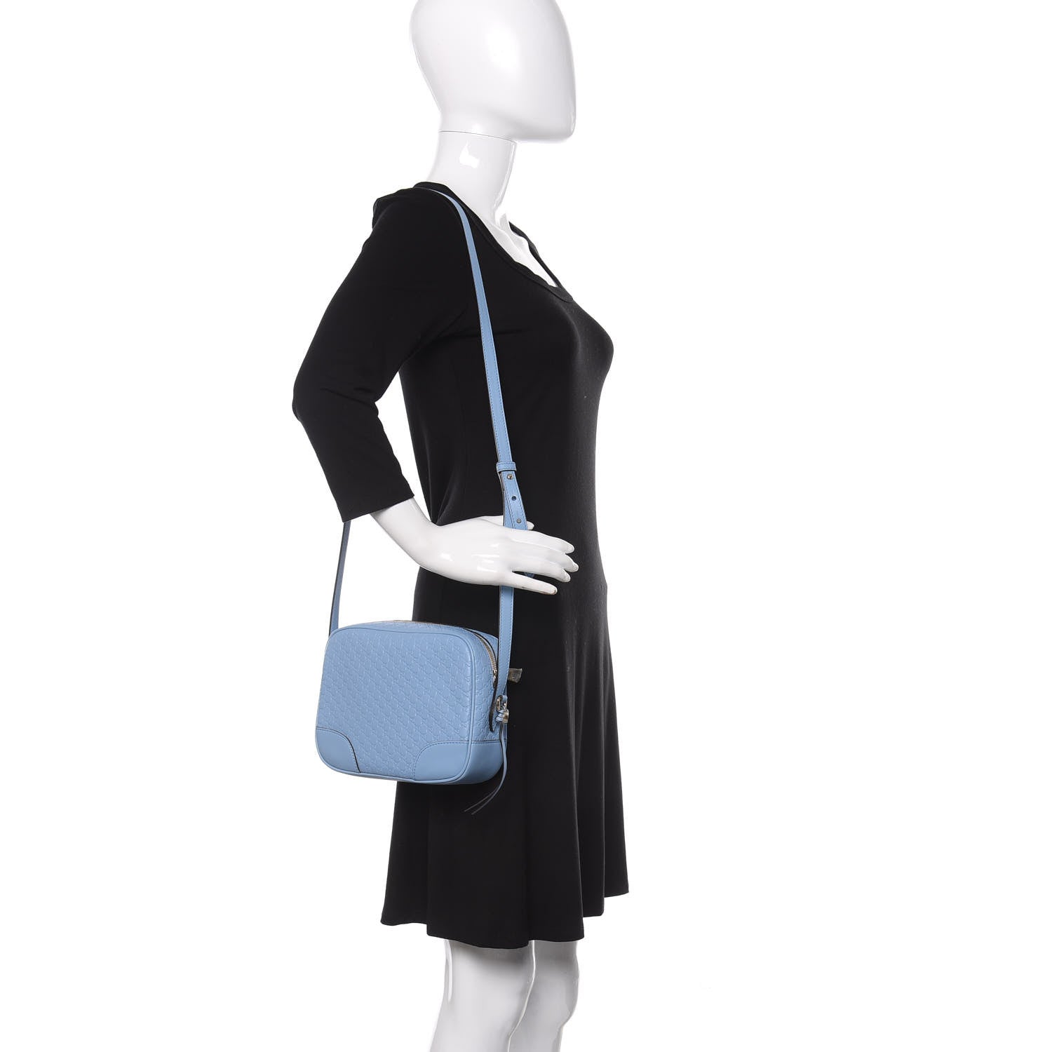 Gucci Microguccissima Mini Bree Messenger Bag Mineral Blue 2 of 10