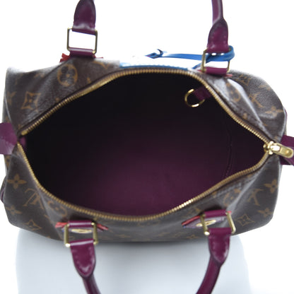 Louis Vuitton Monogram Totem Speedy 30 Magenta 5 of 13