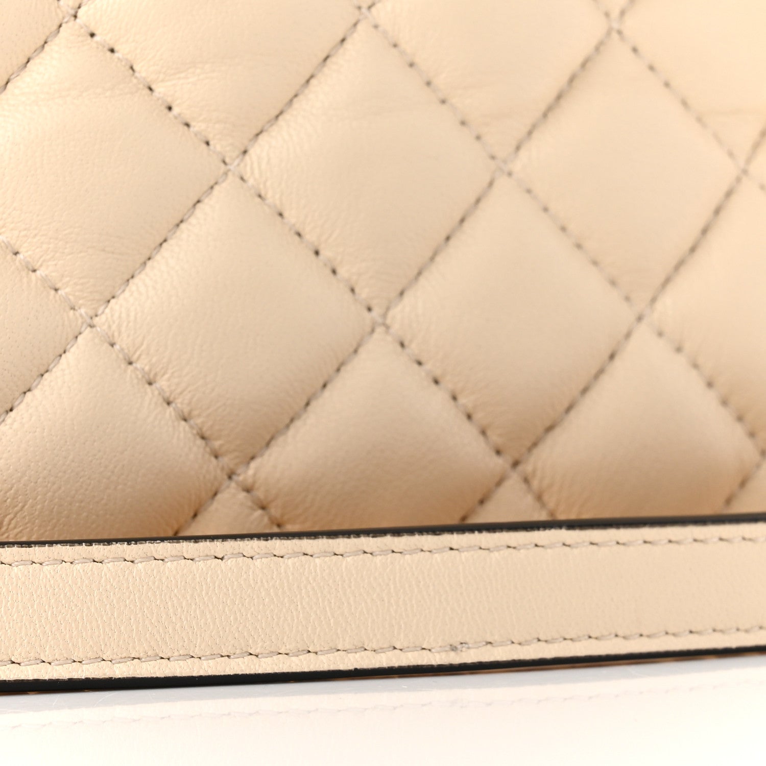 Versace Nappa Quilted Medusa Chain Crossbody Beige 10 of 13