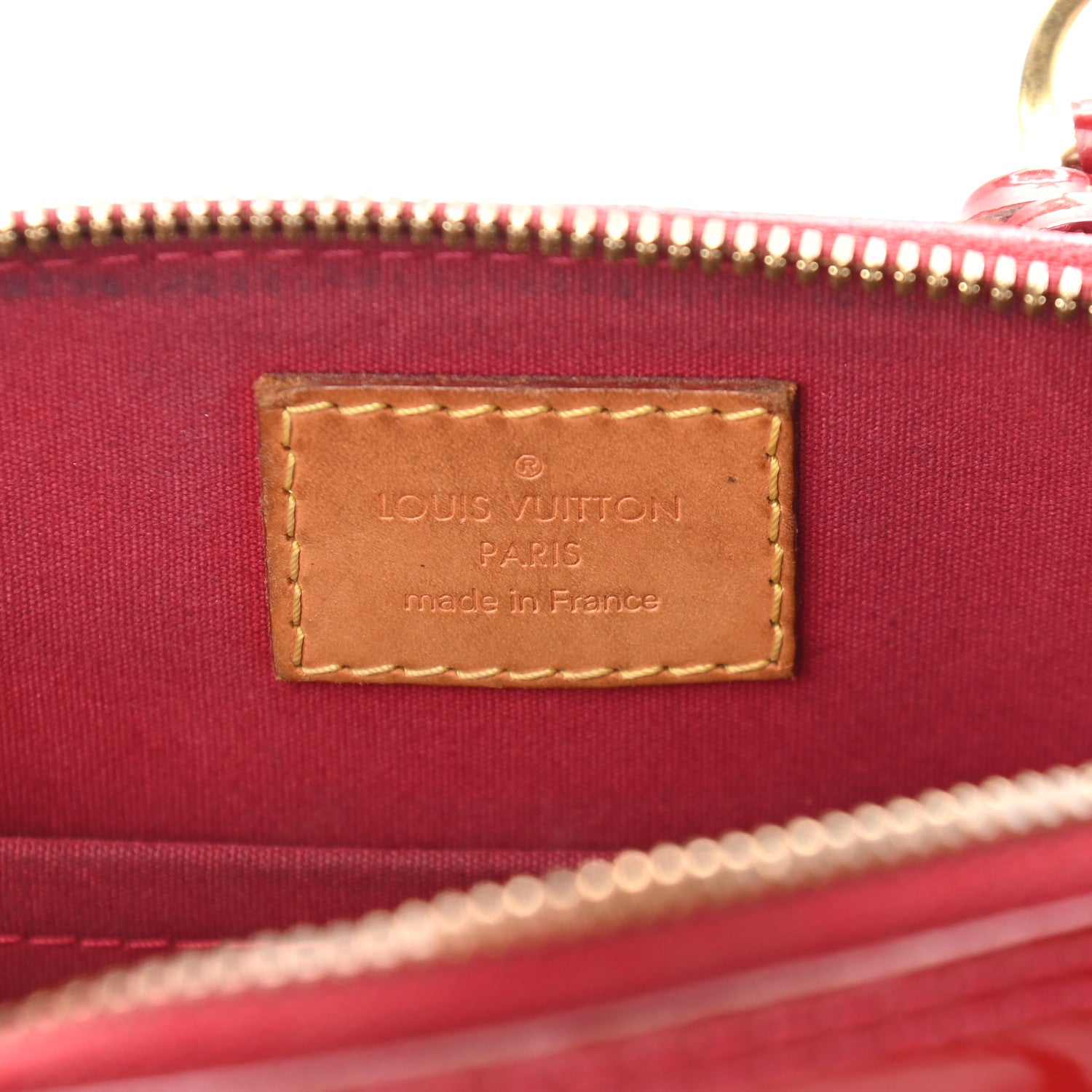 Louis Vuitton Vernis Alma BB Pomme D'Amour 6 of 11